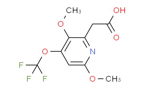 3,6-Dimethoxy-4-(trifluoromethoxy)pyridine-2-acetic acid