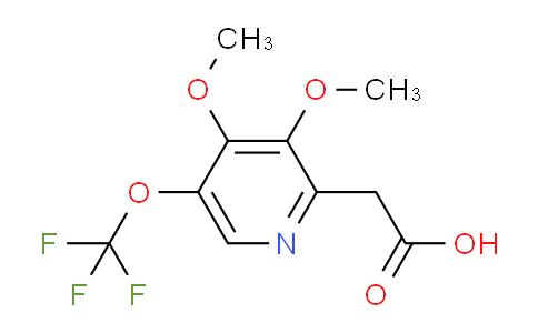 3,4-Dimethoxy-5-(trifluoromethoxy)pyridine-2-acetic acid