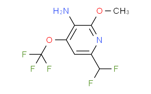 AM194496 | 1804428-54-3 | 3-Amino-6-(difluoromethyl)-2-methoxy-4-(trifluoromethoxy)pyridine