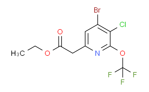 AM19451 | 1806226-99-2 | Ethyl 4-bromo-3-chloro-2-(trifluoromethoxy)pyridine-6-acetate