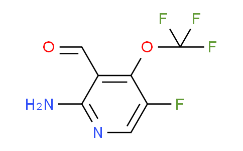 2-Amino-5-fluoro-4-(trifluoromethoxy)pyridine-3-carboxaldehyde