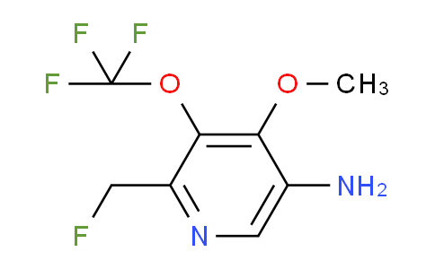 5-Amino-2-(fluoromethyl)-4-methoxy-3-(trifluoromethoxy)pyridine
