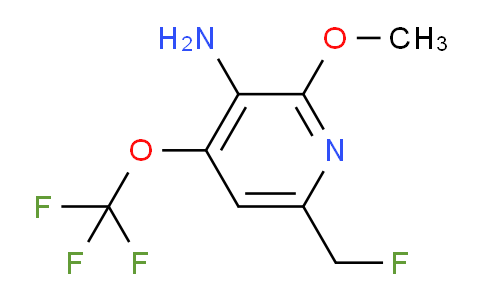 3-Amino-6-(fluoromethyl)-2-methoxy-4-(trifluoromethoxy)pyridine