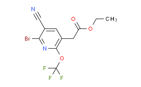 AM19467 | 1804645-54-2 | Ethyl 2-bromo-3-cyano-6-(trifluoromethoxy)pyridine-5-acetate