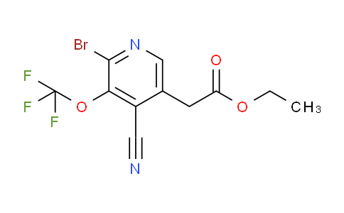 AM19468 | 1803984-49-7 | Ethyl 2-bromo-4-cyano-3-(trifluoromethoxy)pyridine-5-acetate