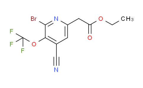 AM19469 | 1806156-56-8 | Ethyl 2-bromo-4-cyano-3-(trifluoromethoxy)pyridine-6-acetate