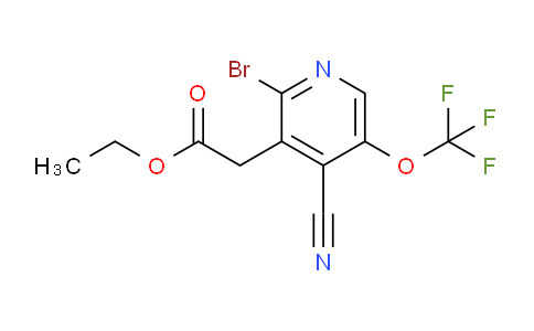 AM19470 | 1806227-96-2 | Ethyl 2-bromo-4-cyano-5-(trifluoromethoxy)pyridine-3-acetate