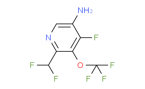 5-Amino-2-(difluoromethyl)-4-fluoro-3-(trifluoromethoxy)pyridine