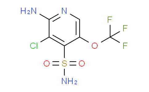 2-Amino-3-chloro-5-(trifluoromethoxy)pyridine-4-sulfonamide