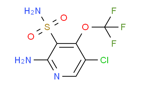 2-Amino-5-chloro-4-(trifluoromethoxy)pyridine-3-sulfonamide
