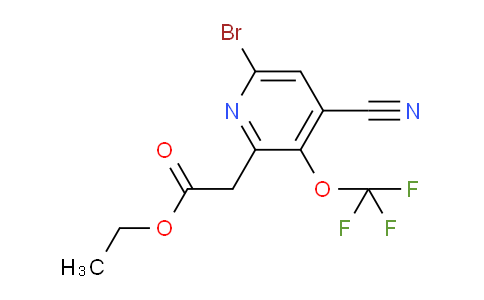 AM19471 | 1804395-18-3 | Ethyl 6-bromo-4-cyano-3-(trifluoromethoxy)pyridine-2-acetate