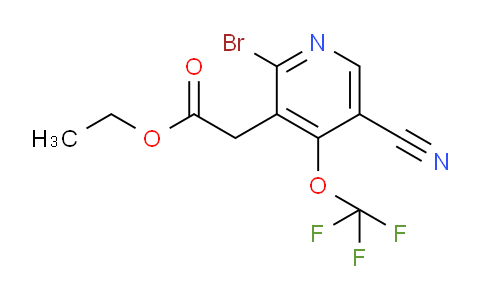 AM19476 | 1803984-84-0 | Ethyl 2-bromo-5-cyano-4-(trifluoromethoxy)pyridine-3-acetate