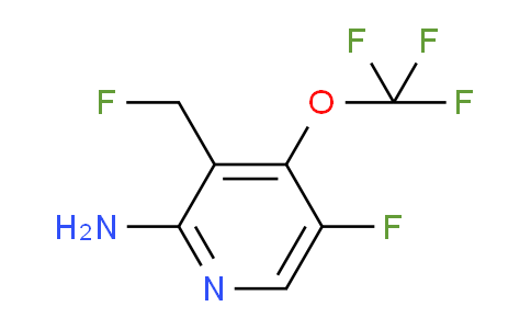 2-Amino-5-fluoro-3-(fluoromethyl)-4-(trifluoromethoxy)pyridine