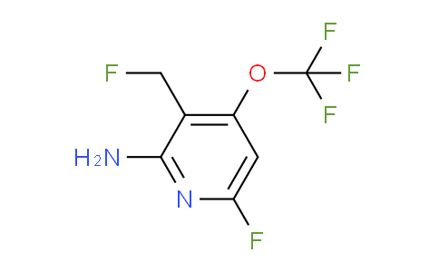 2-Amino-6-fluoro-3-(fluoromethyl)-4-(trifluoromethoxy)pyridine