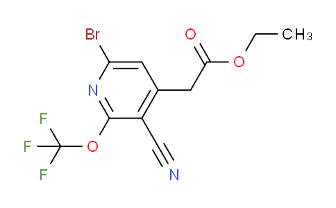 AM19478 | 1806156-67-1 | Ethyl 6-bromo-3-cyano-2-(trifluoromethoxy)pyridine-4-acetate
