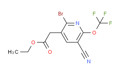 AM19479 | 1806228-05-6 | Ethyl 2-bromo-5-cyano-6-(trifluoromethoxy)pyridine-3-acetate