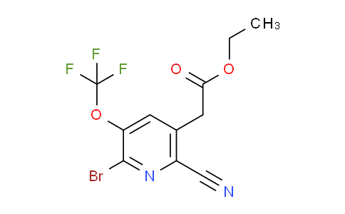 AM19481 | 1803618-00-9 | Ethyl 2-bromo-6-cyano-3-(trifluoromethoxy)pyridine-5-acetate