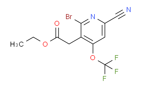 AM19482 | 1804395-41-2 | Ethyl 2-bromo-6-cyano-4-(trifluoromethoxy)pyridine-3-acetate