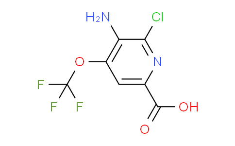 3-Amino-2-chloro-4-(trifluoromethoxy)pyridine-6-carboxylic acid
