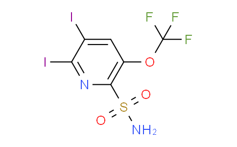 2,3-Diiodo-5-(trifluoromethoxy)pyridine-6-sulfonamide
