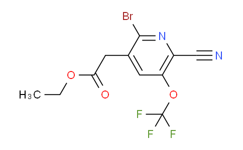 AM19484 | 1803618-05-4 | Ethyl 2-bromo-6-cyano-5-(trifluoromethoxy)pyridine-3-acetate