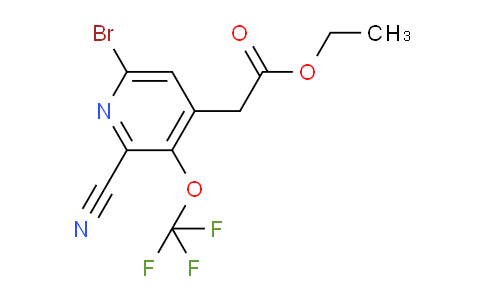 AM19485 | 1806228-10-3 | Ethyl 6-bromo-2-cyano-3-(trifluoromethoxy)pyridine-4-acetate