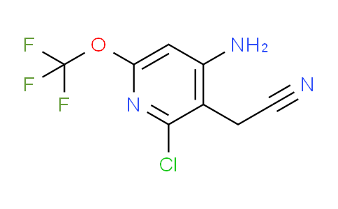 4-Amino-2-chloro-6-(trifluoromethoxy)pyridine-3-acetonitrile
