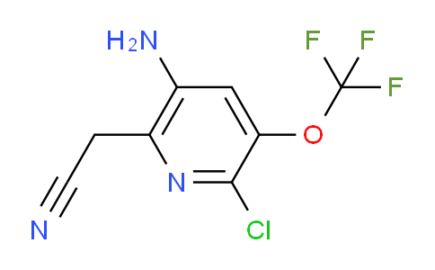 AM194859 | 1804379-34-7 | 5-Amino-2-chloro-3-(trifluoromethoxy)pyridine-6-acetonitrile