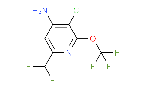 4-Amino-3-chloro-6-(difluoromethyl)-2-(trifluoromethoxy)pyridine