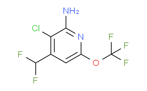 2-Amino-3-chloro-4-(difluoromethyl)-6-(trifluoromethoxy)pyridine