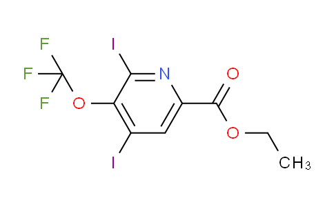 Ethyl 2,4-diiodo-3-(trifluoromethoxy)pyridine-6-carboxylate