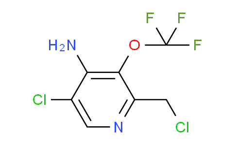 4-Amino-5-chloro-2-(chloromethyl)-3-(trifluoromethoxy)pyridine