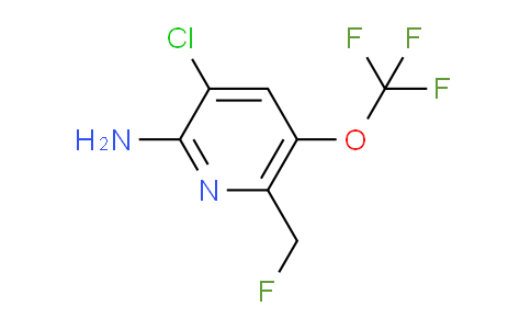 2-Amino-3-chloro-6-(fluoromethyl)-5-(trifluoromethoxy)pyridine