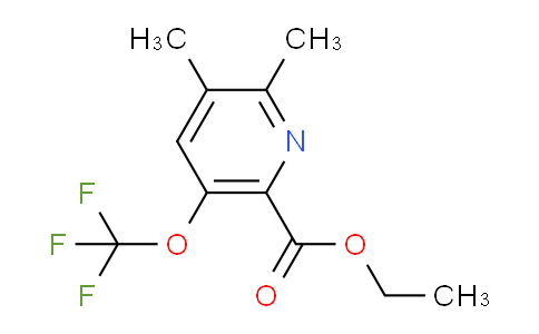 Ethyl 2,3-dimethyl-5-(trifluoromethoxy)pyridine-6-carboxylate