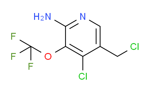 2-Amino-4-chloro-5-(chloromethyl)-3-(trifluoromethoxy)pyridine