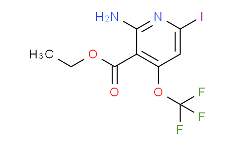 Ethyl 2-amino-6-iodo-4-(trifluoromethoxy)pyridine-3-carboxylate