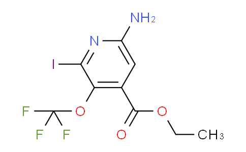 Ethyl 6-amino-2-iodo-3-(trifluoromethoxy)pyridine-4-carboxylate