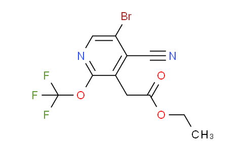 AM19497 | 1806228-22-7 | Ethyl 5-bromo-4-cyano-2-(trifluoromethoxy)pyridine-3-acetate