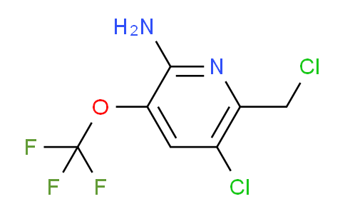 2-Amino-5-chloro-6-(chloromethyl)-3-(trifluoromethoxy)pyridine