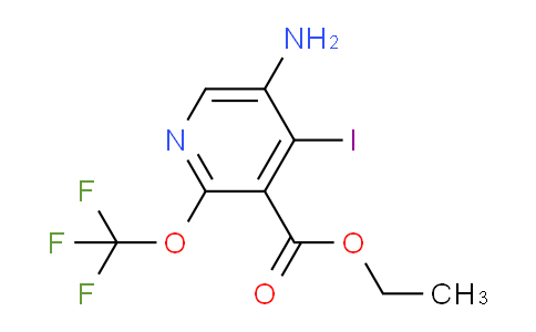 Ethyl 5-amino-4-iodo-2-(trifluoromethoxy)pyridine-3-carboxylate