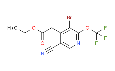 AM19498 | 1804578-17-3 | Ethyl 3-bromo-5-cyano-2-(trifluoromethoxy)pyridine-4-acetate