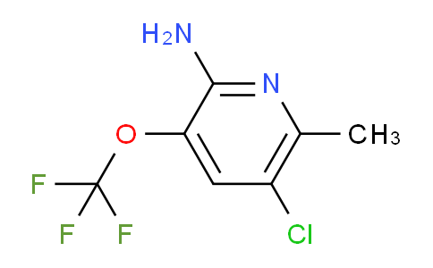2-Amino-5-chloro-6-methyl-3-(trifluoromethoxy)pyridine