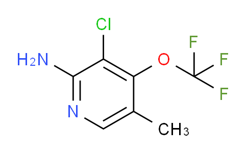 2-Amino-3-chloro-5-methyl-4-(trifluoromethoxy)pyridine