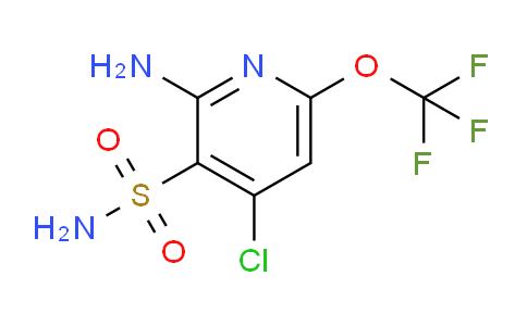 2-Amino-4-chloro-6-(trifluoromethoxy)pyridine-3-sulfonamide