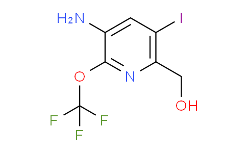 3-Amino-5-iodo-2-(trifluoromethoxy)pyridine-6-methanol