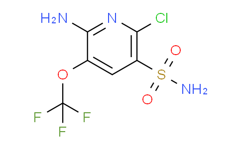 2-Amino-6-chloro-3-(trifluoromethoxy)pyridine-5-sulfonamide