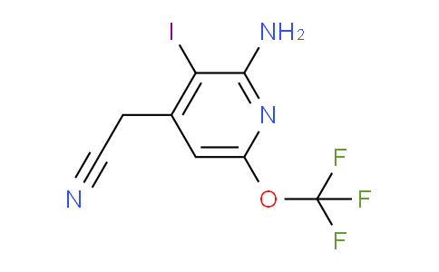 AM195102 | 1804385-93-0 | 2-Amino-3-iodo-6-(trifluoromethoxy)pyridine-4-acetonitrile