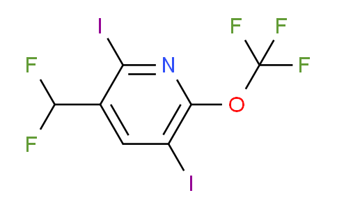 AM195106 | 1804290-51-4 | 2,5-Diiodo-3-(difluoromethyl)-6-(trifluoromethoxy)pyridine