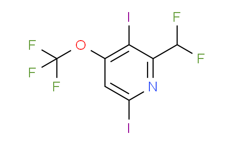 AM195111 | 1803456-23-6 | 3,6-Diiodo-2-(difluoromethyl)-4-(trifluoromethoxy)pyridine