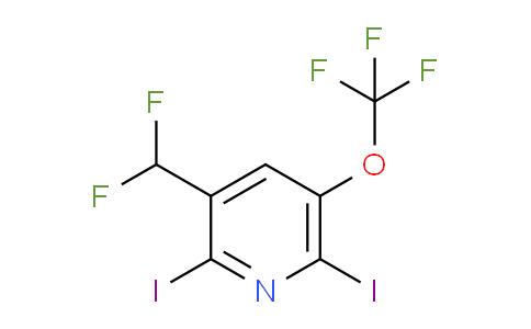 AM195114 | 1803456-25-8 | 2,6-Diiodo-3-(difluoromethyl)-5-(trifluoromethoxy)pyridine